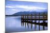 Lodore Landing on Derwentwater w Clouds over Skiddaw, Lake District Nat'l Pk, Cumbria, England, UK-Ian Egner-Mounted Photographic Print