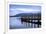 Lodore Landing on Derwentwater w Clouds over Skiddaw, Lake District Nat'l Pk, Cumbria, England, UK-Ian Egner-Framed Photographic Print