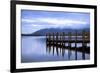 Lodore Landing on Derwentwater w Clouds over Skiddaw, Lake District Nat'l Pk, Cumbria, England, UK-Ian Egner-Framed Photographic Print