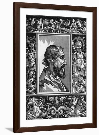 Lodovico Ariosto, Titian-FDF Nanto-Framed Art Print