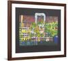 Loewengasse, c.1980-1982-Friedensreich Hundertwasser-Framed Collectable Print