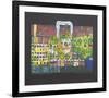 Loewengasse, c.1980-1982-Friedensreich Hundertwasser-Framed Collectable Print