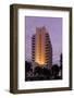 Loews Hotel and Royal Palms at Dusk, Collins Avenue, Miami South Beach, Art Deco District, Florida-Axel Schmies-Framed Photographic Print