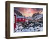 Lofoten red houses-Marco Carmassi-Framed Photographic Print