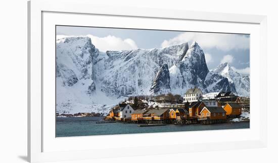 Lofoten Reine - Panorama-Rolf Fischer-Framed Art Print