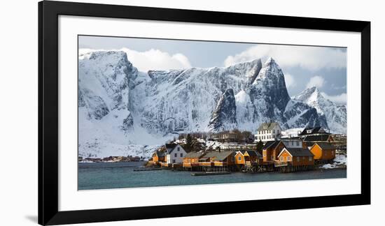 Lofoten Reine - Panorama-Rolf Fischer-Framed Art Print