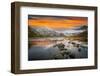 Lofoten Warm Sunset-Marco Carmassi-Framed Photographic Print