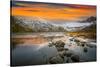 Lofoten Warm Sunset-Marco Carmassi-Stretched Canvas