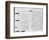 Log Book Pages from Whaling Ship-null-Framed Photographic Print