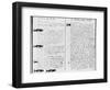 Log Book Pages from Whaling Ship-null-Framed Photographic Print