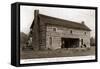 Log Building, Nashville, Indiana-null-Framed Stretched Canvas