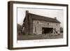 Log Building, Nashville, Indiana-null-Framed Art Print