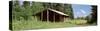 Log Cabin in a Field, Kenai Peninsula, Alaska, USA-null-Stretched Canvas