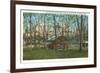 Log Cabin, Kalamazoo, Michigan-null-Framed Art Print