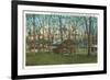 Log Cabin, Kalamazoo, Michigan-null-Framed Art Print