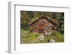 Log Cabin Kantishna, Alaska, Mnt. Denali National Park-null-Framed Photographic Print