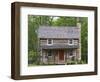 Log Cabin, New Castle, Virginia, USA-Charles Gurche-Framed Photographic Print