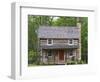 Log Cabin, New Castle, Virginia, USA-Charles Gurche-Framed Photographic Print