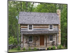 Log Cabin, New Castle, Virginia, USA-Charles Gurche-Mounted Photographic Print