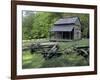 Log Cabin of John Oliver, Built in the 1820s, Great Smokey Mountains National Park, Tennessee-null-Framed Photographic Print