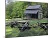 Log Cabin of John Oliver, Built in the 1820s, Great Smokey Mountains National Park, Tennessee-null-Mounted Photographic Print