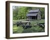 Log Cabin of John Oliver, Built in the 1820s, Great Smokey Mountains National Park, Tennessee-null-Framed Photographic Print