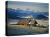 Log Cabin, Philipsburg, Granite County, Rocky Mountains, Montana, USA-Robert Francis-Stretched Canvas