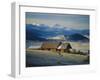 Log Cabin, Philipsburg, Granite County, Rocky Mountains, Montana, USA-Robert Francis-Framed Photographic Print