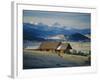 Log Cabin, Philipsburg, Granite County, Rocky Mountains, Montana, USA-Robert Francis-Framed Photographic Print