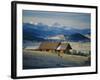 Log Cabin, Philipsburg, Granite County, Rocky Mountains, Montana, USA-Robert Francis-Framed Photographic Print