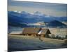 Log Cabin, Philipsburg, Granite County, Rocky Mountains, Montana, USA-Robert Francis-Mounted Photographic Print