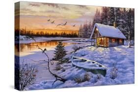 Log Cabin-The Macneil Studio-Stretched Canvas