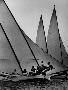 'Log Canoe Sailboats Racing on the Chesapeake Bay' Photographic Print ...