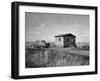 Log House Caulked with Mud-null-Framed Photographic Print