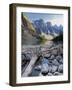 Log Jam on Moraine Lake, Banff National Park, UNESCO World Heritage Site, Alberta, Rocky Mountains,-Martin Child-Framed Photographic Print