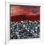 Log on Pebbles-Micha Pawlitzki-Framed Photographic Print