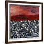 Log on Pebbles-Micha Pawlitzki-Framed Photographic Print