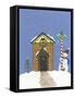 Log Outhouse-Debbie McMaster-Framed Stretched Canvas