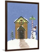 Log Outhouse-Debbie McMaster-Framed Giclee Print