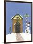 Log Outhouse-Debbie McMaster-Framed Giclee Print