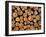 Log Pile, Val D'Herens, Valais, Switzerland, Europe-Angelo Cavalli-Framed Photographic Print