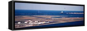 Logan Airport Boston, MA-null-Framed Stretched Canvas