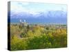 Logan City & Cache Valley at Sunset, Utah, USA-Scott T^ Smith-Stretched Canvas