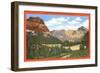 Logan Pass, Glacier National Park, Montana-null-Framed Art Print