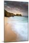 Logan Rock and Pedn Vounder Beach Sunset-null-Mounted Photographic Print