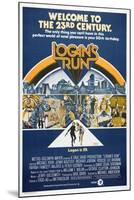LOGAN'S RUN, Australian Poster, bottom from left: Michael York, Jenny Agutter, 1976-null-Mounted Art Print