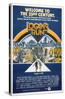 LOGAN'S RUN, Australian Poster, bottom from left: Michael York, Jenny Agutter, 1976-null-Stretched Canvas