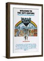 LOGAN'S RUN, US poster, bottom from left: Michael York, Jenny Agutter, 1976-null-Framed Art Print