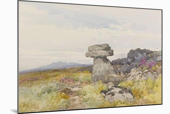 Logan Stone, Rippon Tor , C.1895-96-Frederick John Widgery-Mounted Giclee Print