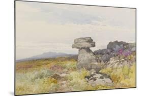 Logan Stone, Rippon Tor , C.1895-96-Frederick John Widgery-Mounted Giclee Print